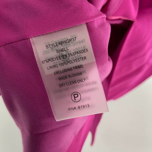 Tracy Reese Fuchsia Spaghetti Strap Slip Pencil Sheath Midi Dress NWT Womens 12 - Picture 6 of 7